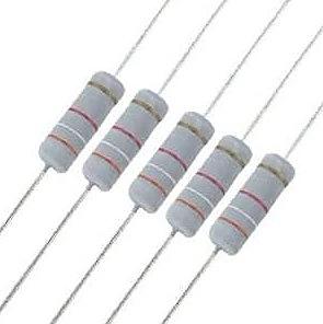 50pcs Metal Film Resistor 1/2W 0.5W 1% Tolerance 0.1 Ohm to 6.2M Ohm 